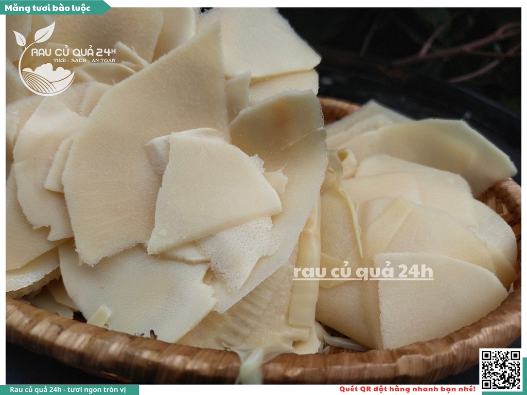 Măng tươi bào mỏng luộc - 400g