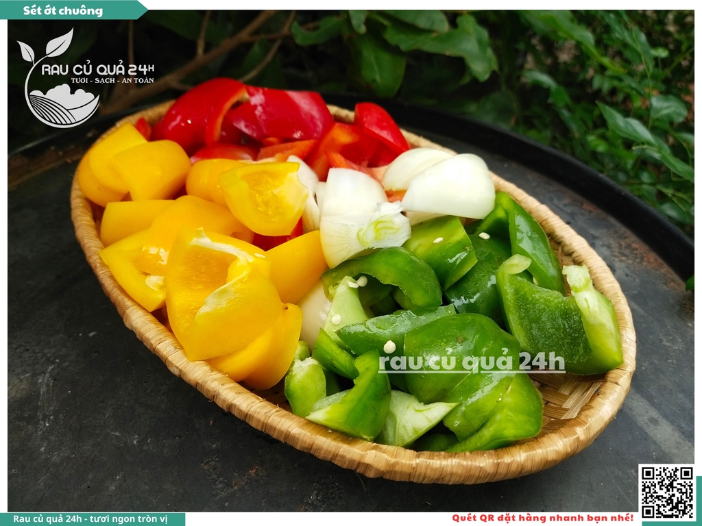 Combo Ớt chuông mix khoảng 500g