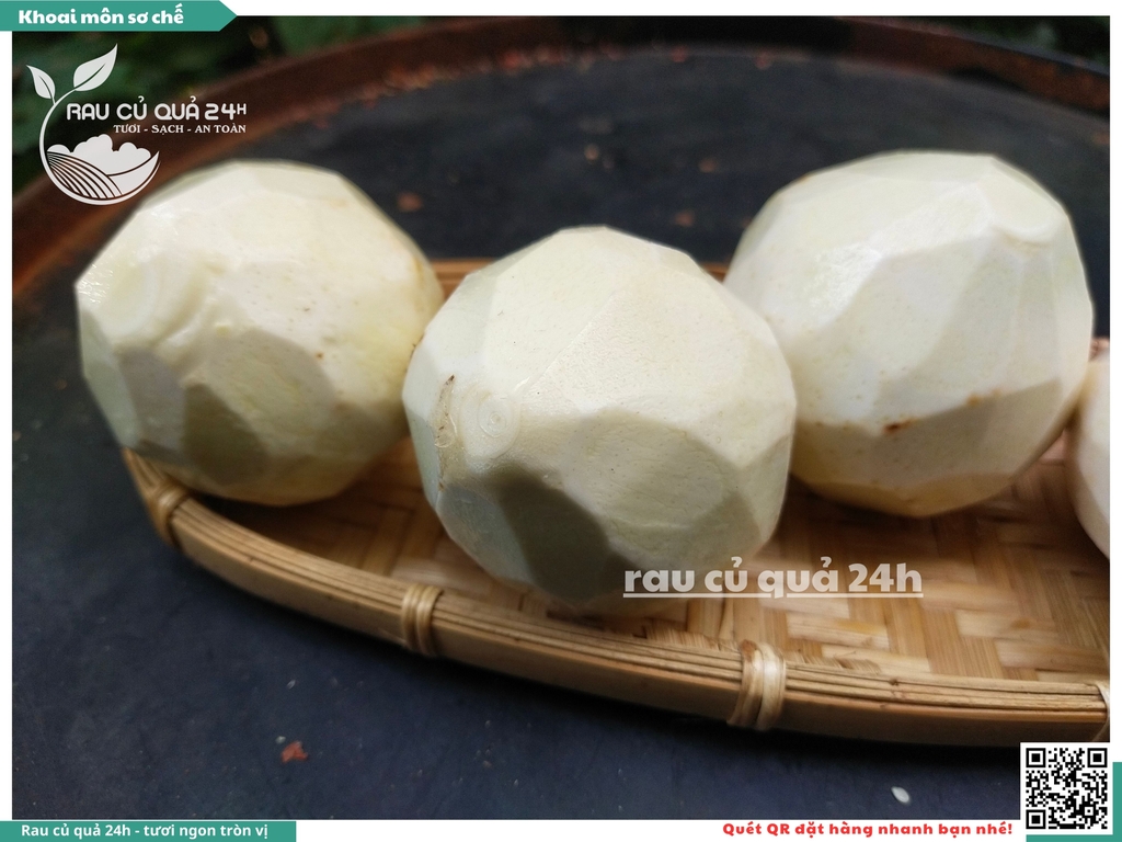 Khoai môn sơ chế khoảng 350 - 550g