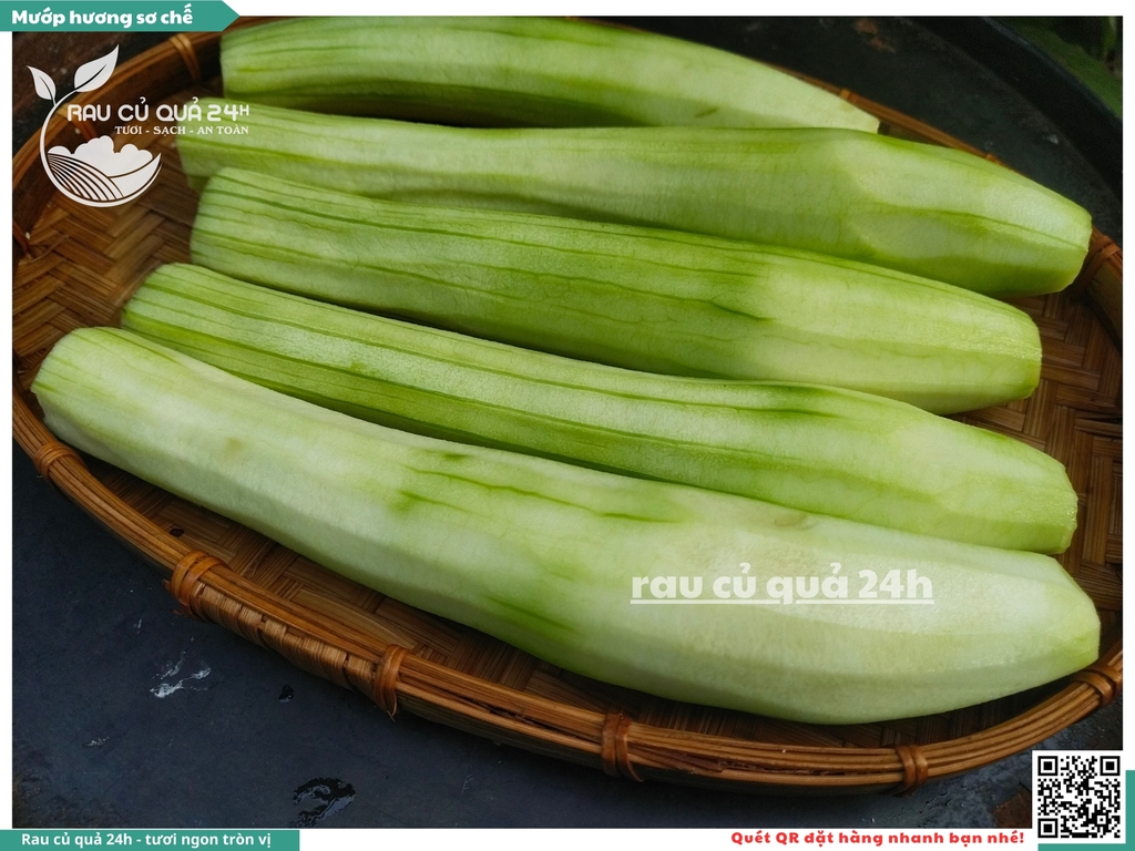 Mướp hương sơ chế khoảng 400 - 550g