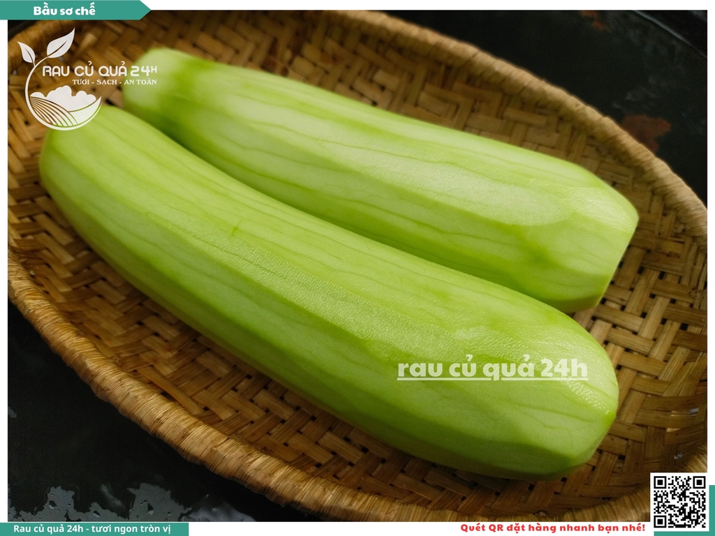 Quả bầu sơ chế khoảng 400 - 600g