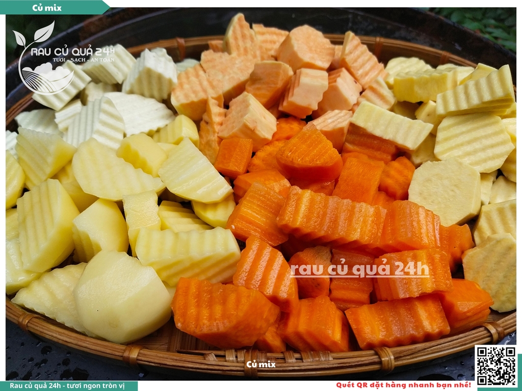Combo Củ mix khoảng 400g