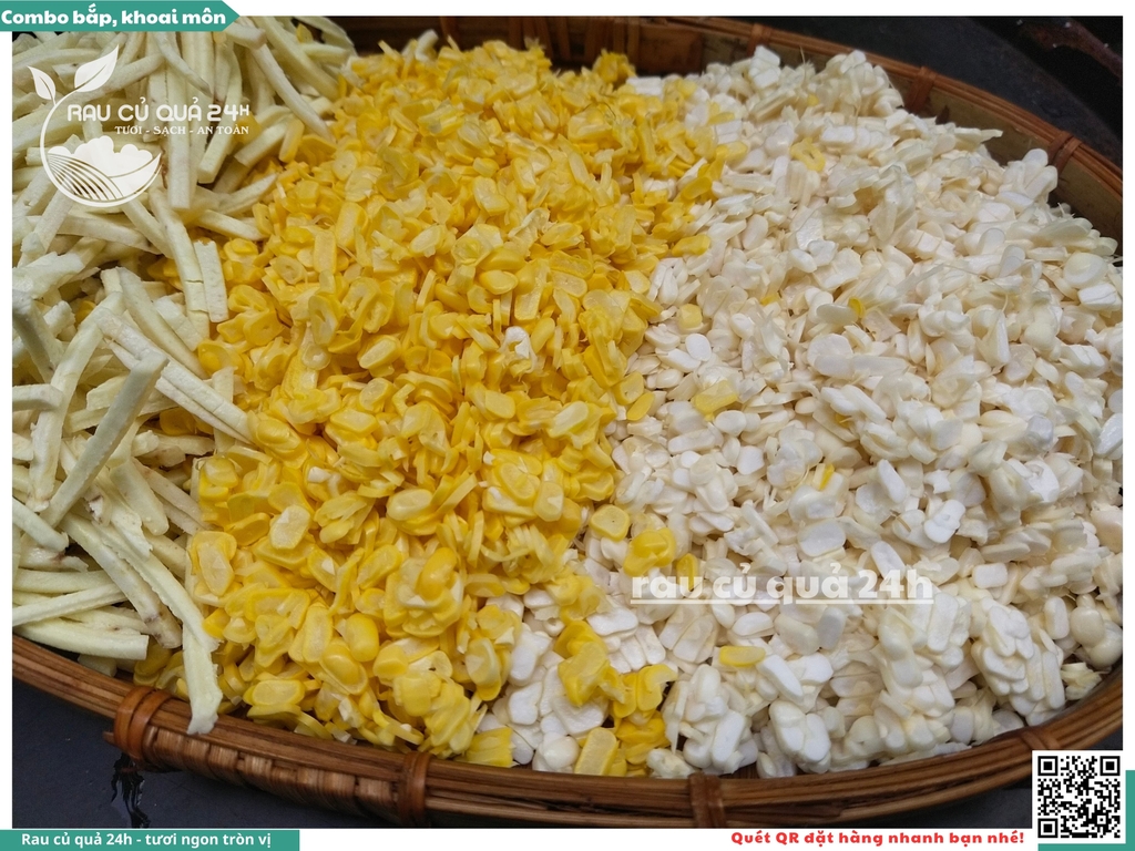 Bắp mix - Khoai môn