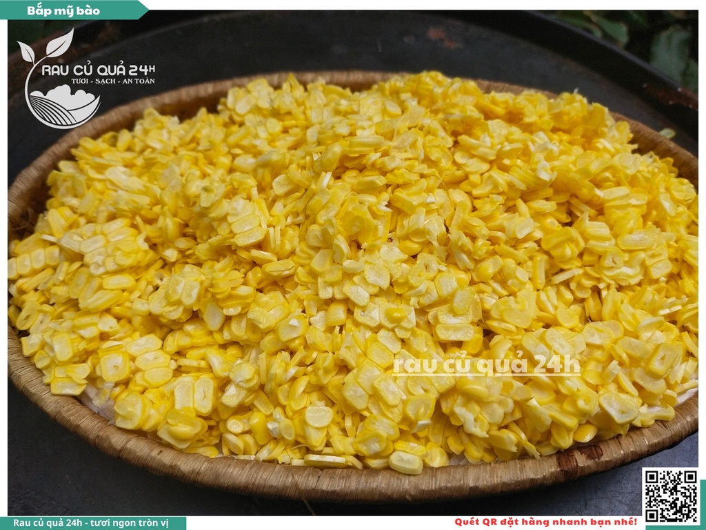 Bắp Mỹ bào khoảng 150 - 250g