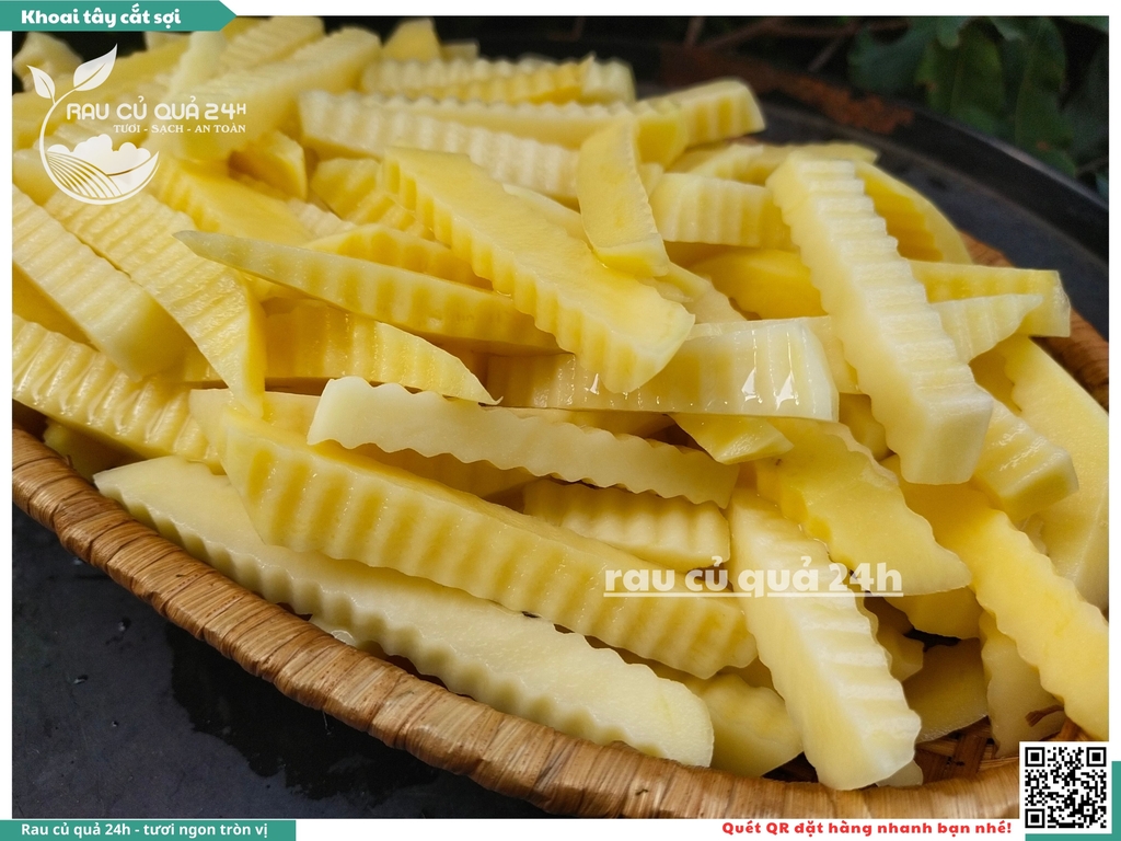 Khoai tây cắt sợi khoảng 350 - 550g