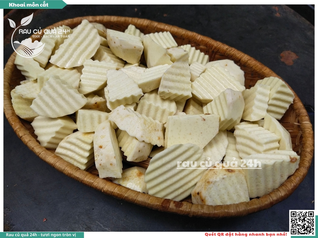 Khoai môn cắt khoảng 350 - 550g