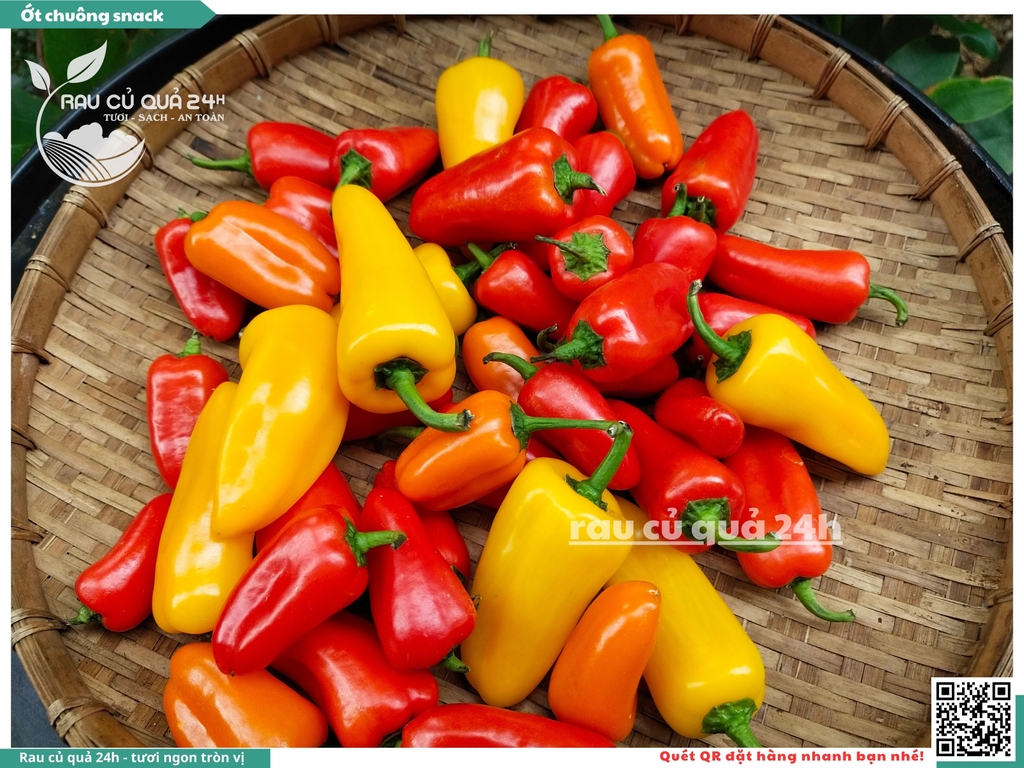 Ớt ngọt snack 200g