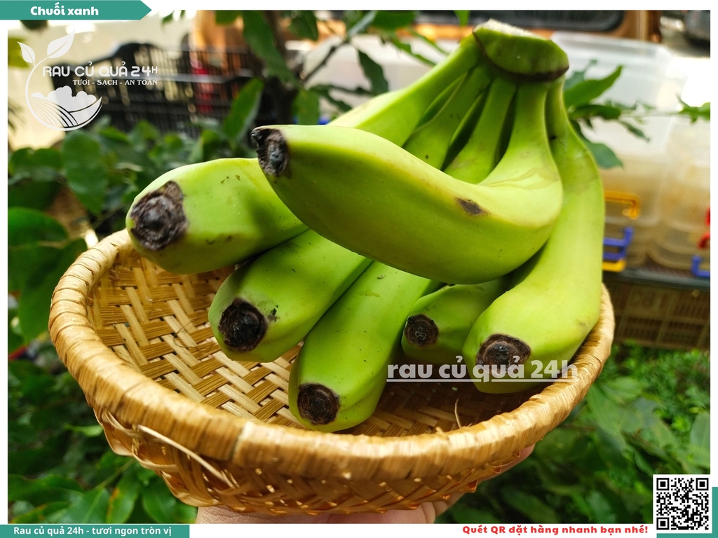 Quả Chuối xanh - 400g