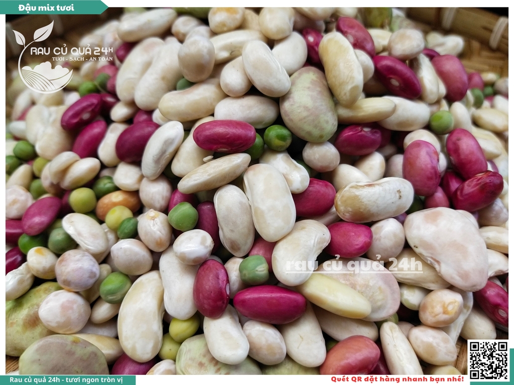 Đậu mix tươi