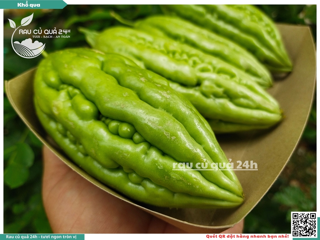 Khổ qua 3 quả khoảng 400g