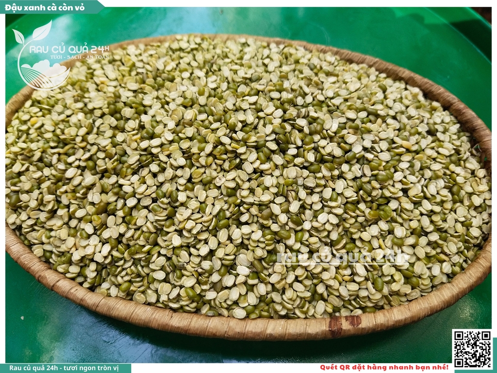 Đậu xanh cà còn vỏ - 170g