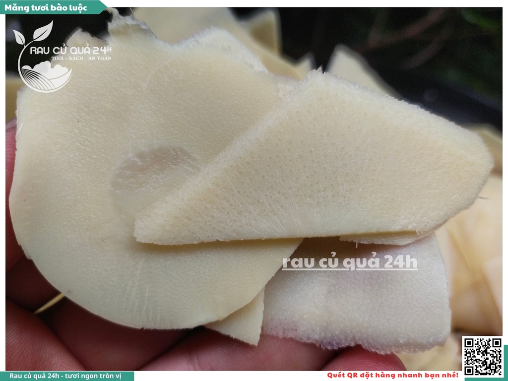 Măng tươi bào mỏng luộc - 400g