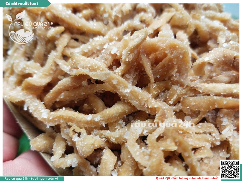 Củ cải cắt sợi muối tươi khoảng 400g