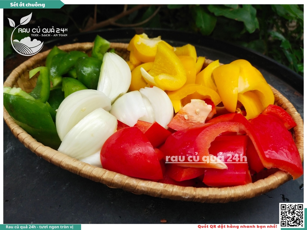 Combo Ớt chuông mix khoảng 500g