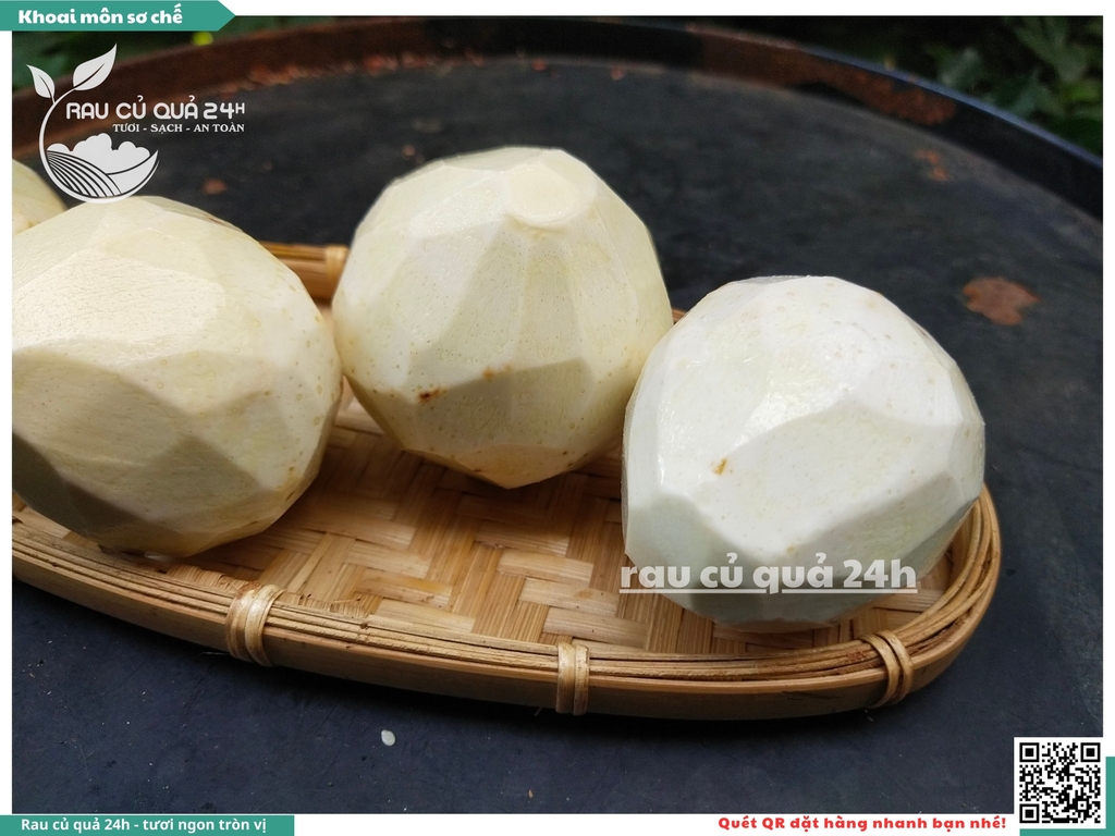 Khoai môn sơ chế khoảng 350 - 550g