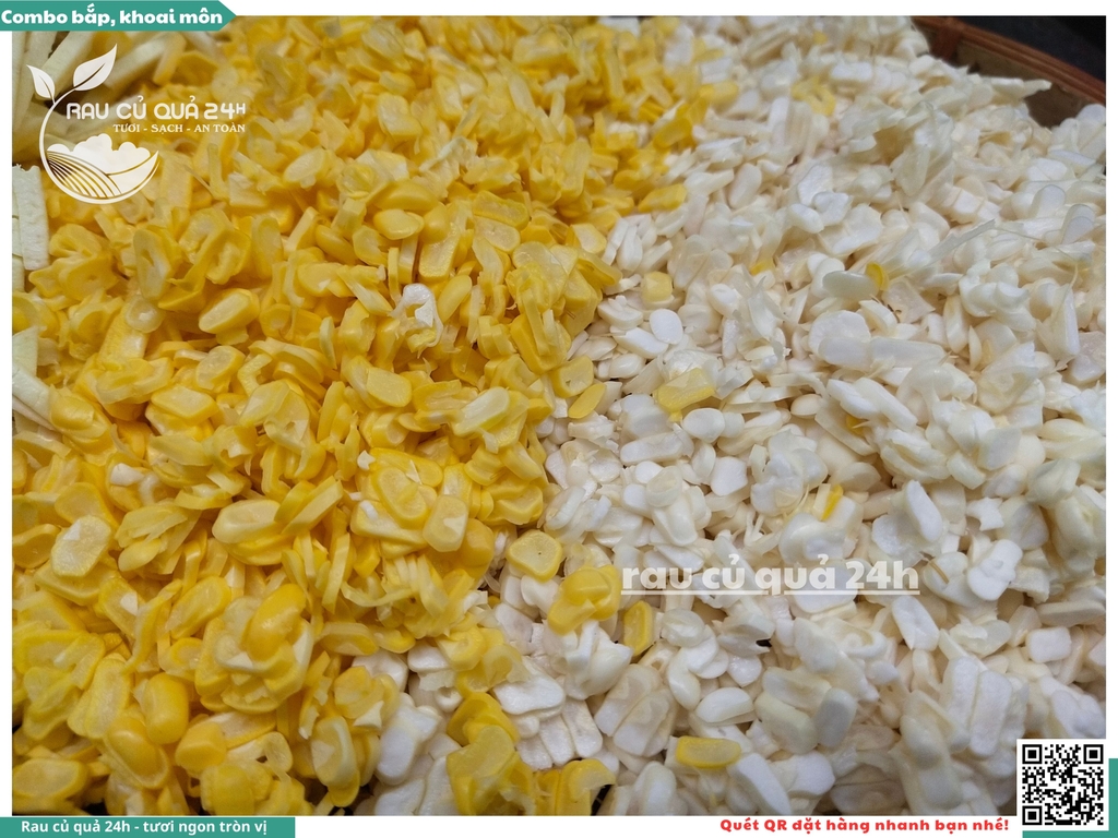 Bắp mix - Khoai môn