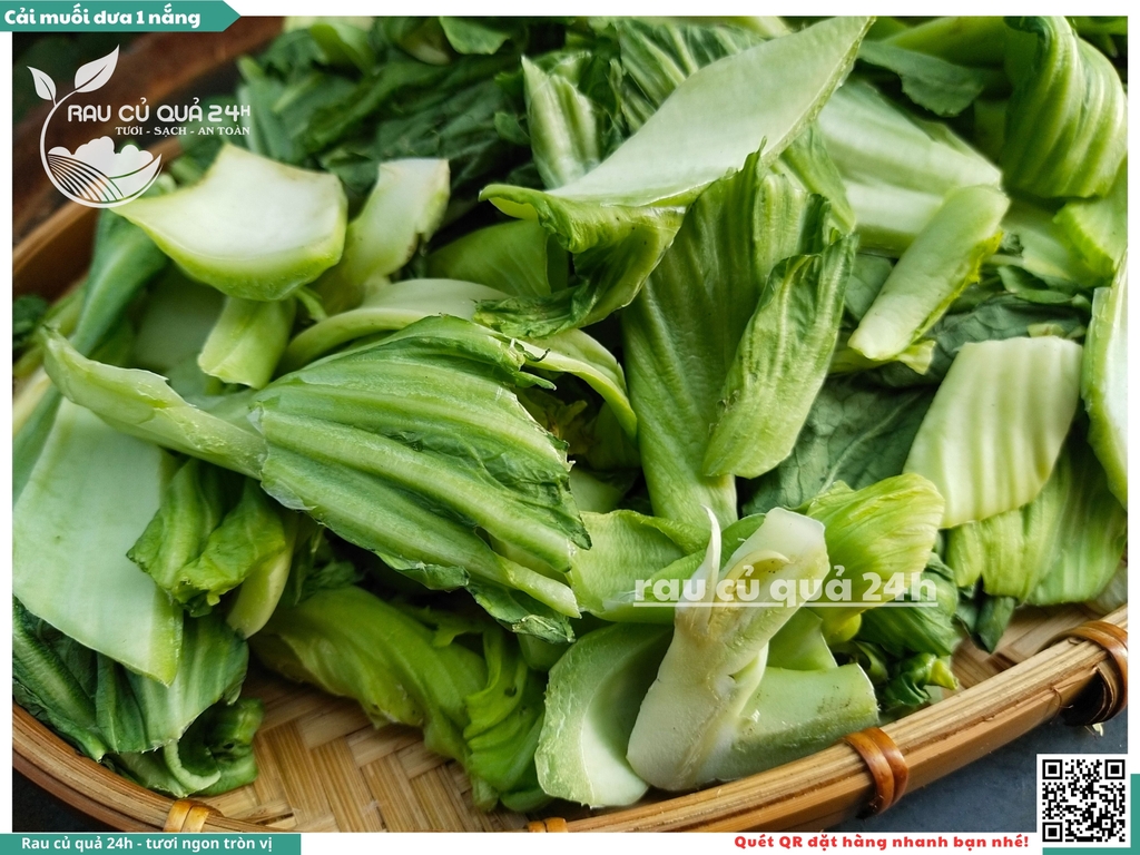 Cải muối dưa phơi 1 nắng khoảng 500g