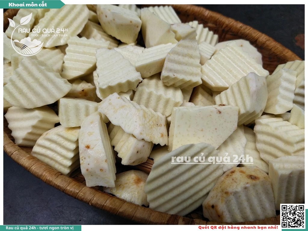 Khoai môn cắt khoảng 350 - 550g