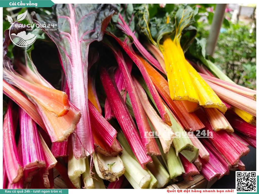 Rau Cải cầu vồng khoảng 300g