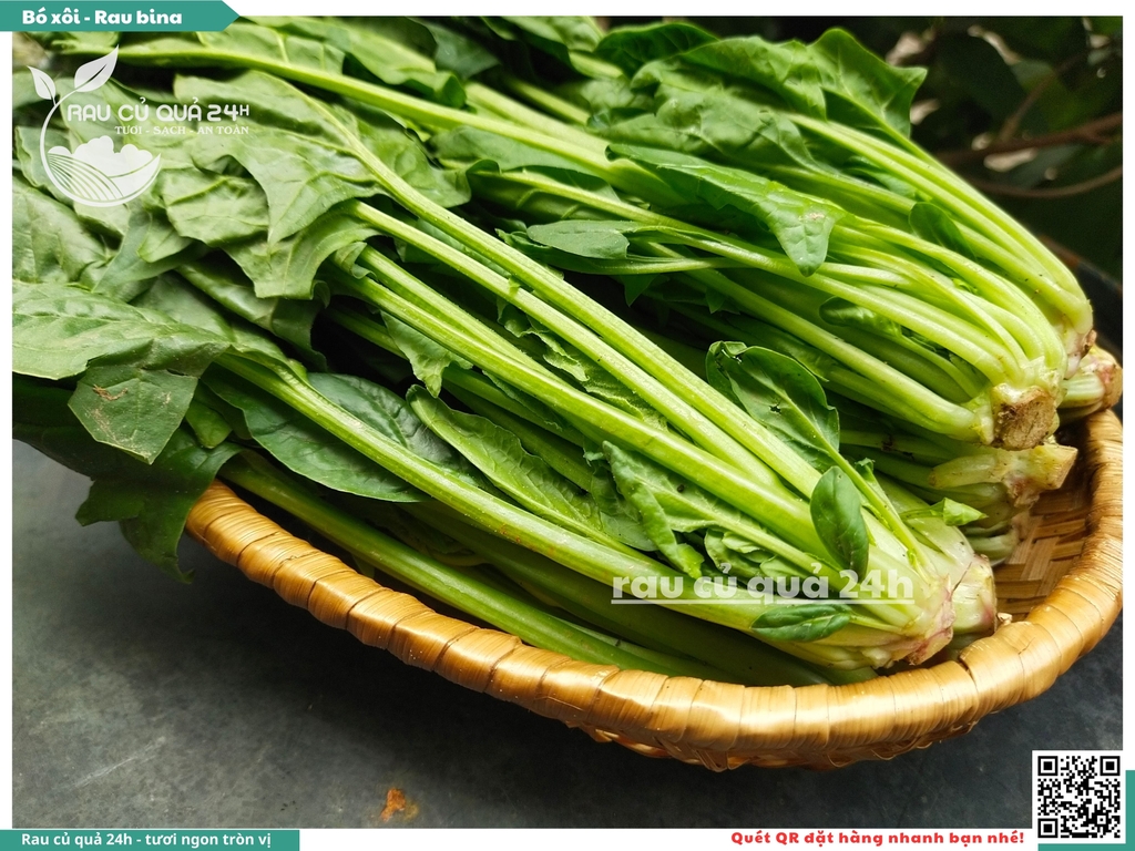 Rau Cải bó xôi (rau bina) - 300g