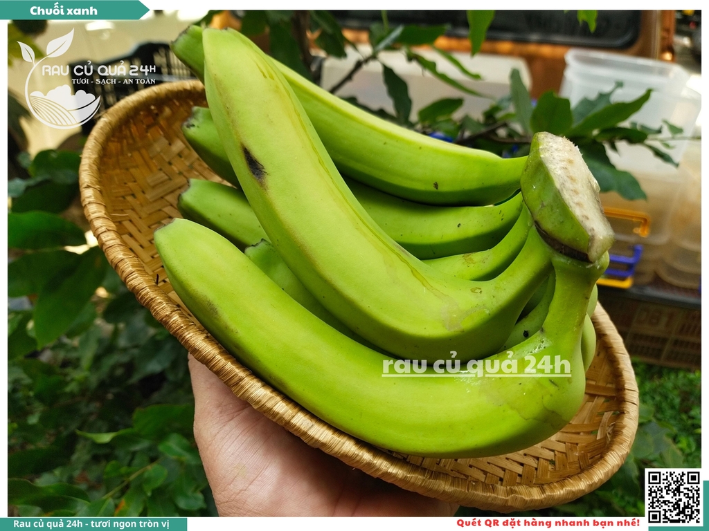 Quả Chuối xanh - 400g