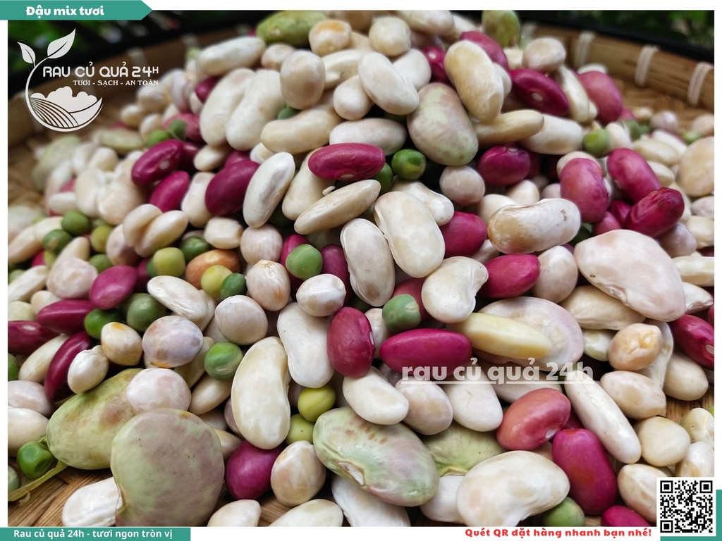 Đậu mix tươi