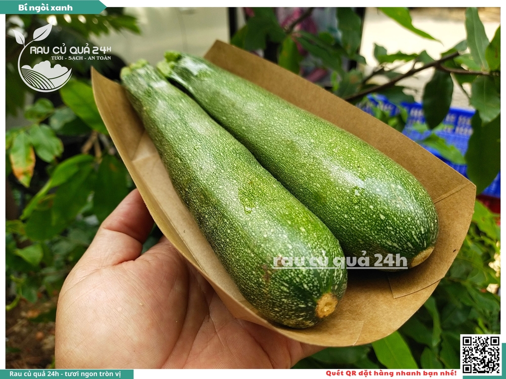 Bí Ngòi xanh 2 quả khoảng 600 - 800g