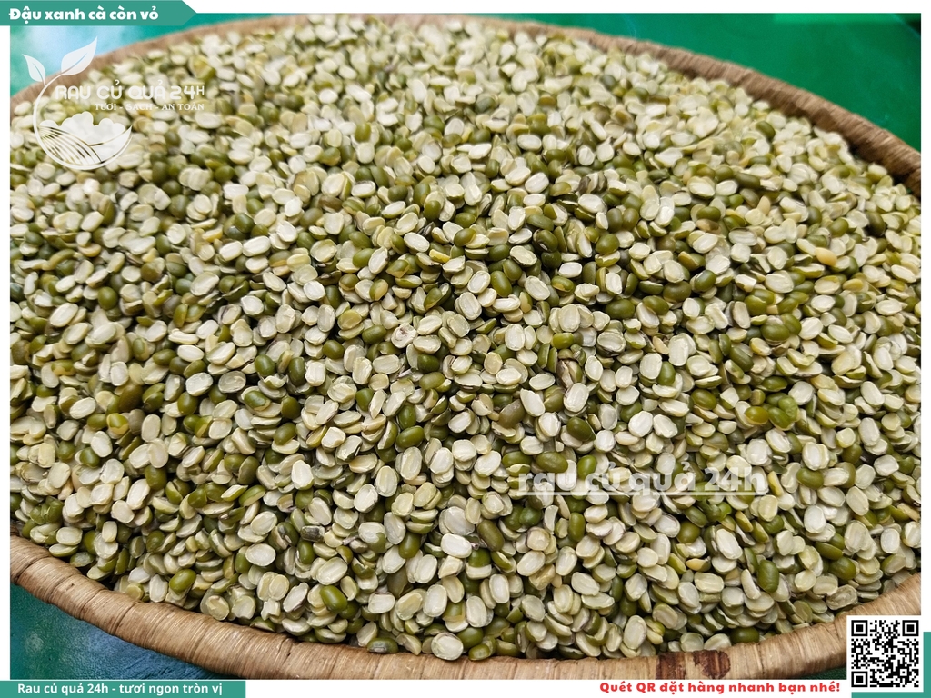 Đậu xanh cà còn vỏ - 170g