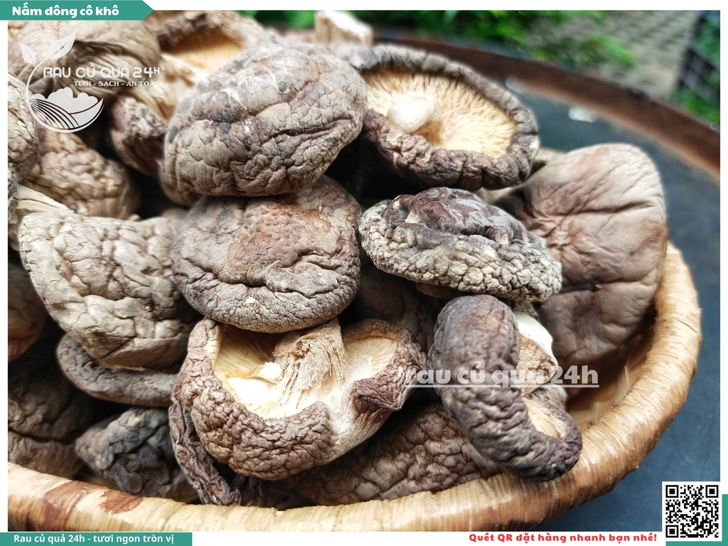 Nấm đông cô khô khoảng 45g