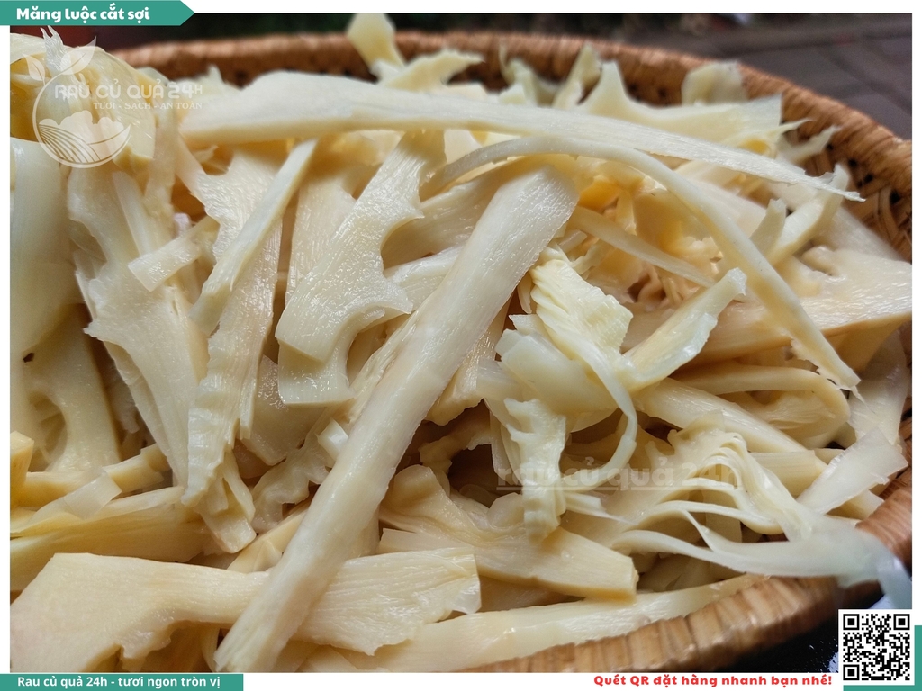 Măng luộc cắt sợi khoảng 400g