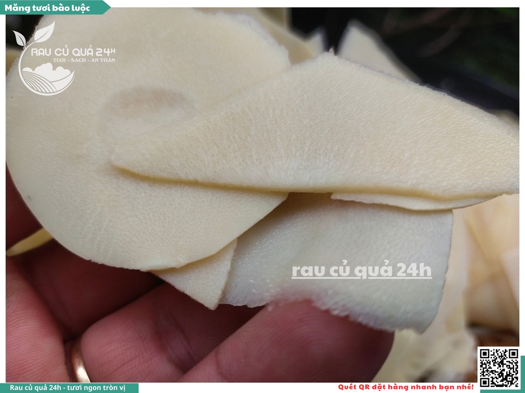 Măng tươi bào mỏng luộc - 400g