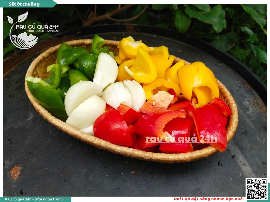 Combo Ớt chuông mix khoảng 500g