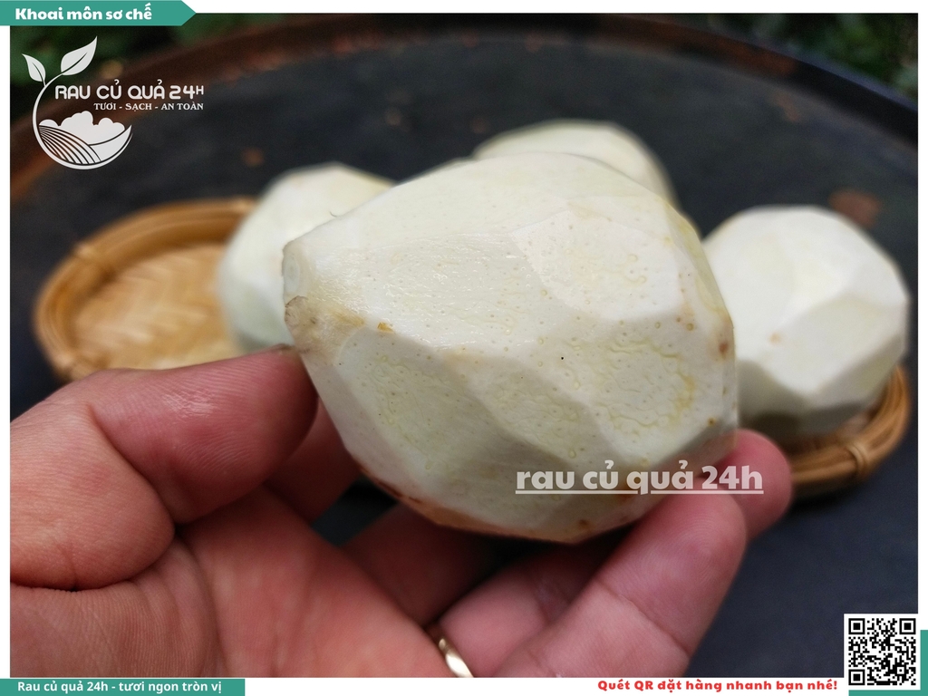 Khoai môn sơ chế khoảng 350 - 550g