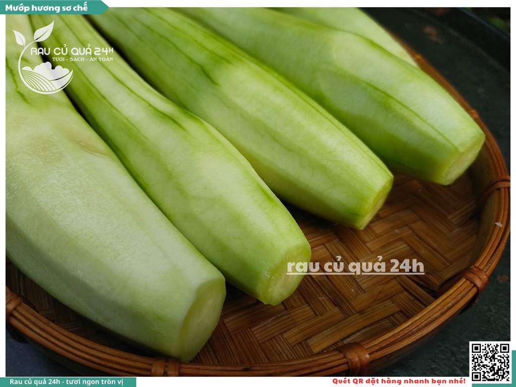 Mướp hương sơ chế khoảng 400 - 550g