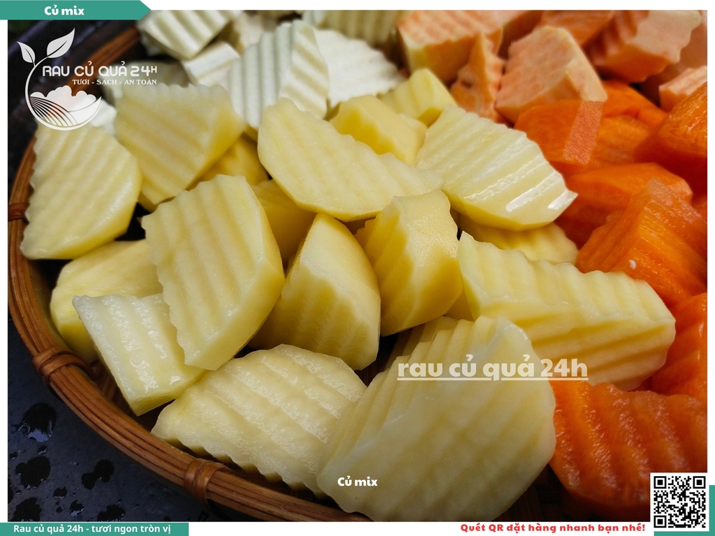 Combo Củ mix khoảng 400g