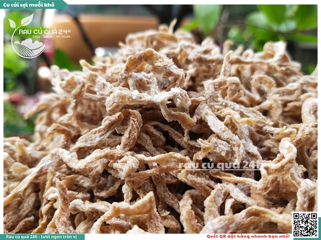 Củ cải cắt sợi muối khô 100g