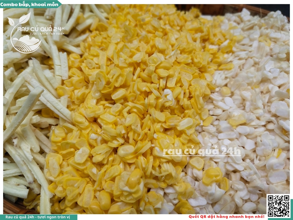 Bắp mix - Khoai môn