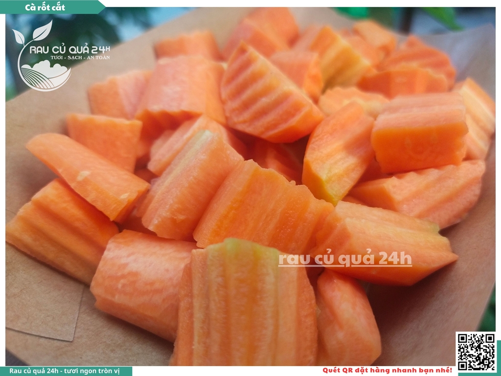 Cà rốt cắt khoảng 400 - 500g