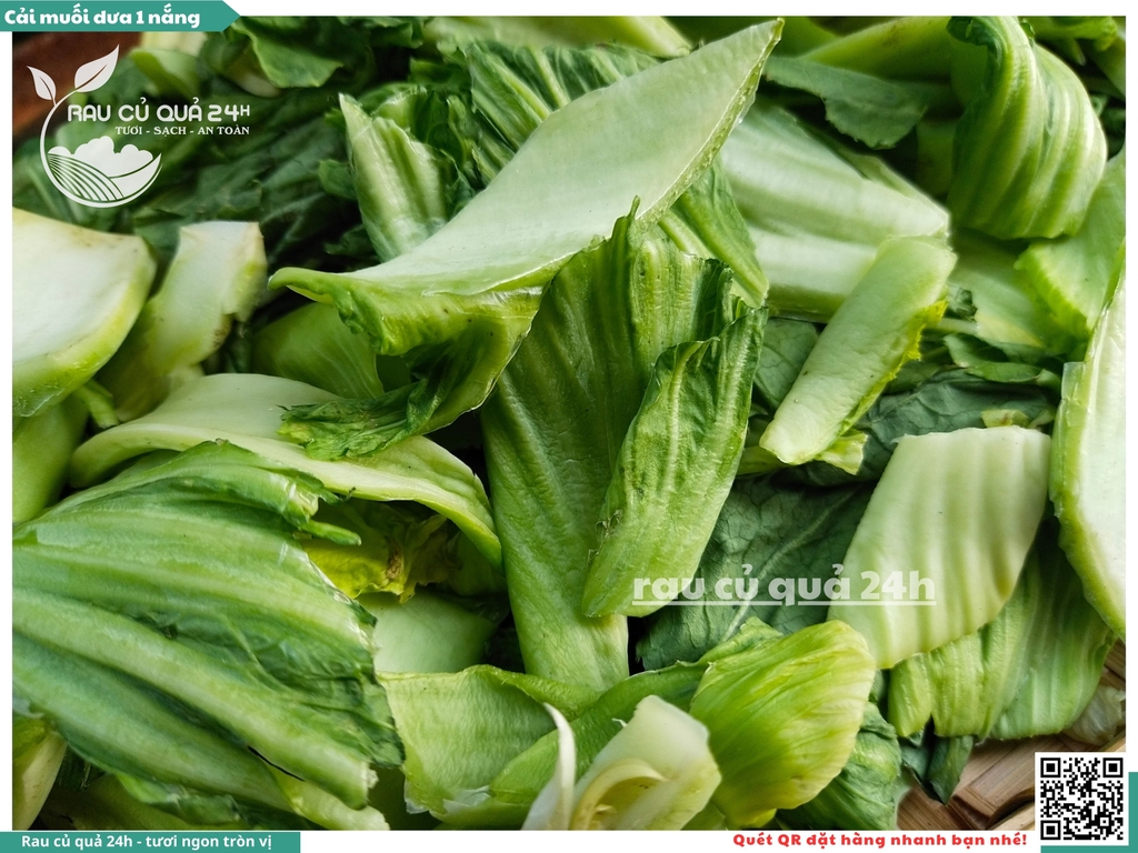 Cải muối dưa phơi 1 nắng khoảng 500g