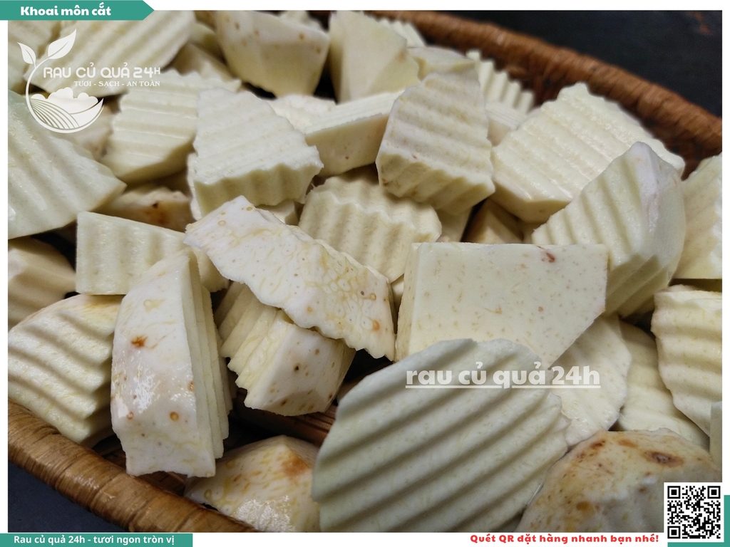 Khoai môn cắt khoảng 350 - 550g