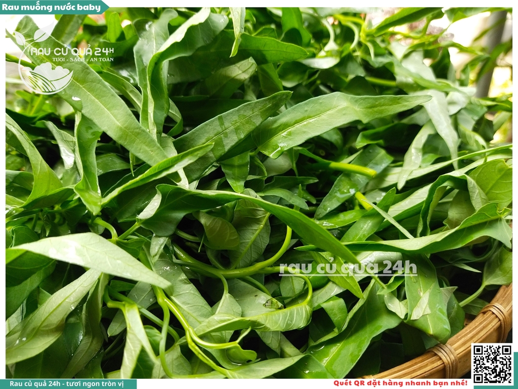 Rau muống nước baby khoảng 300g