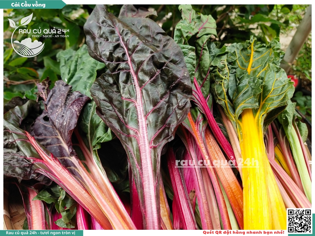 Rau Cải cầu vồng khoảng 300g