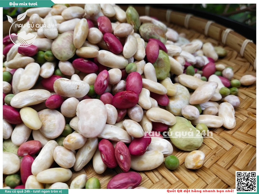 Đậu mix tươi