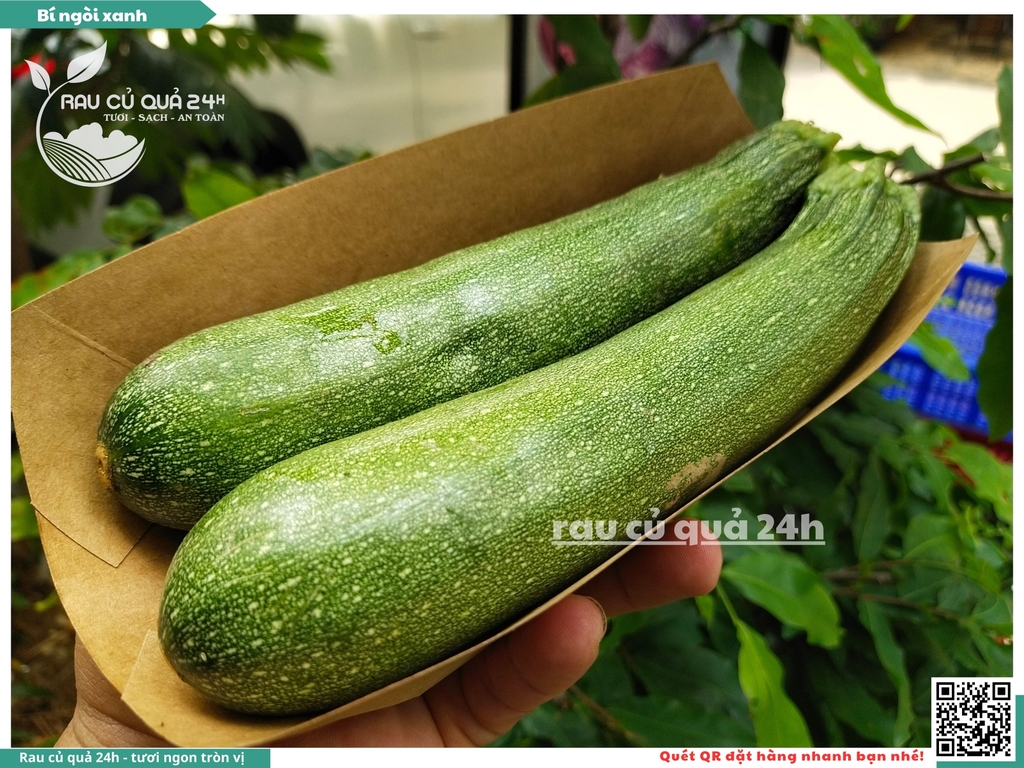Bí Ngòi xanh 2 quả khoảng 600 - 800g