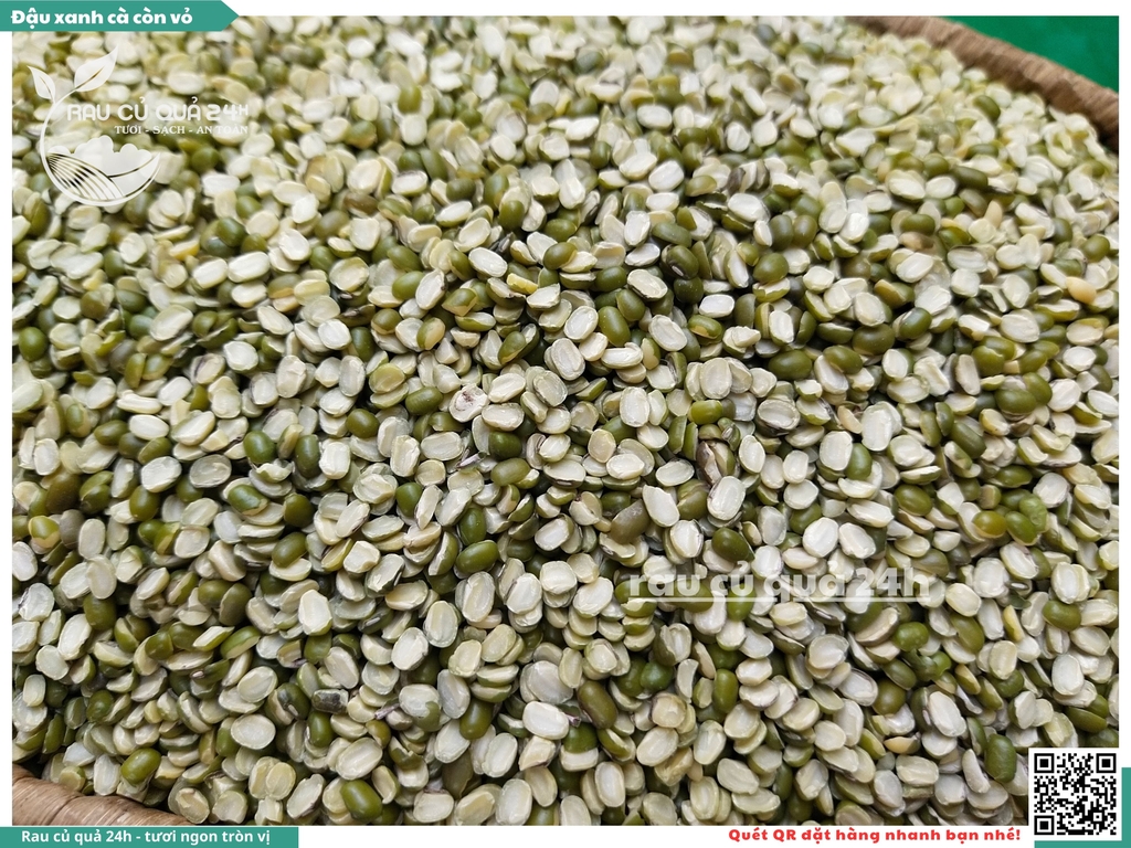 Đậu xanh cà còn vỏ - 170g