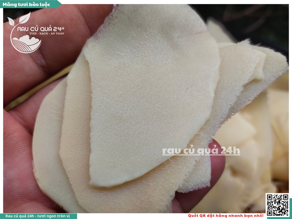 Măng tươi bào mỏng luộc - 400g