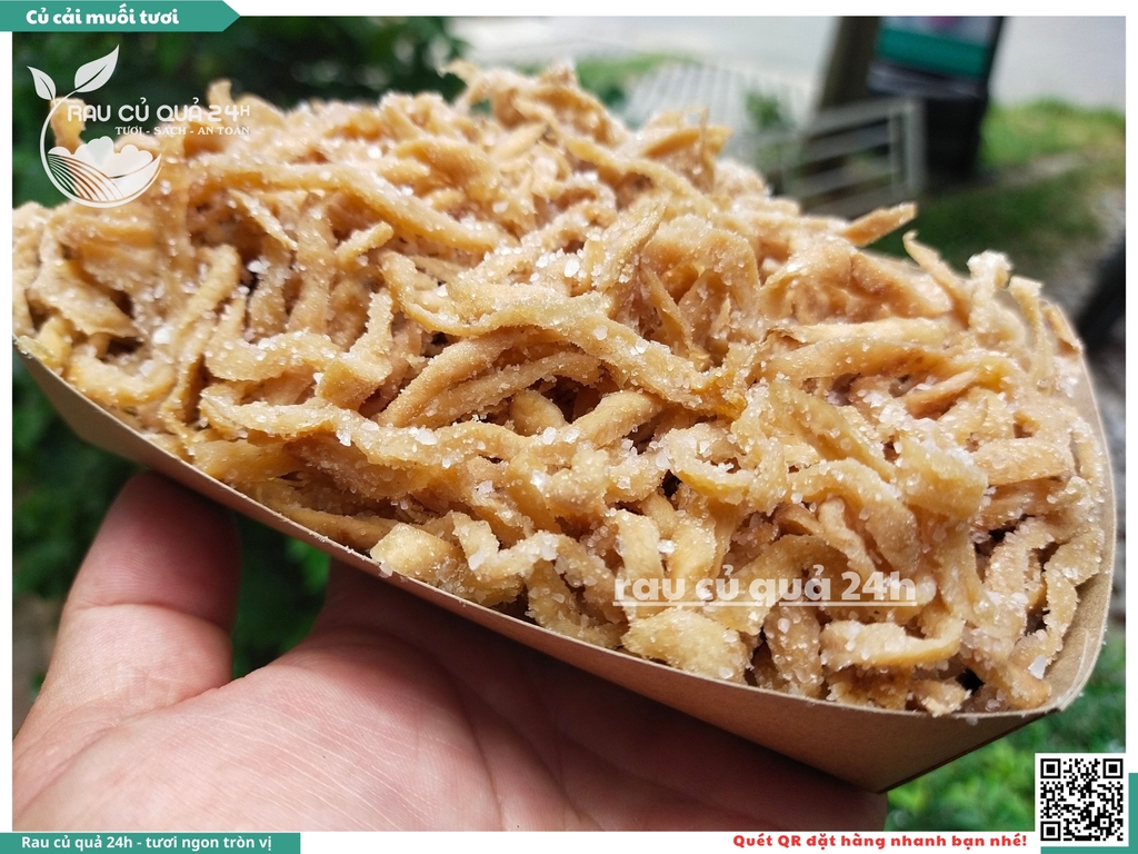 Củ cải cắt sợi muối tươi khoảng 400g