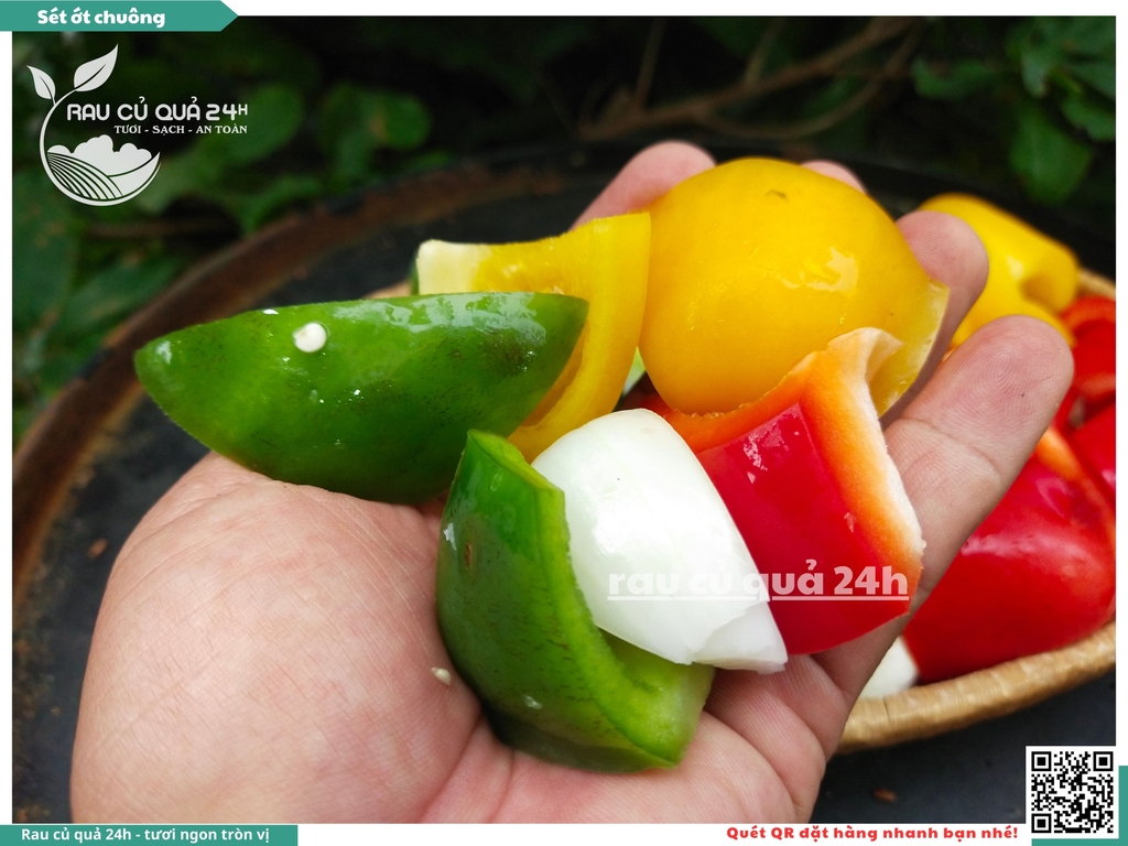 Combo Ớt chuông mix khoảng 500g