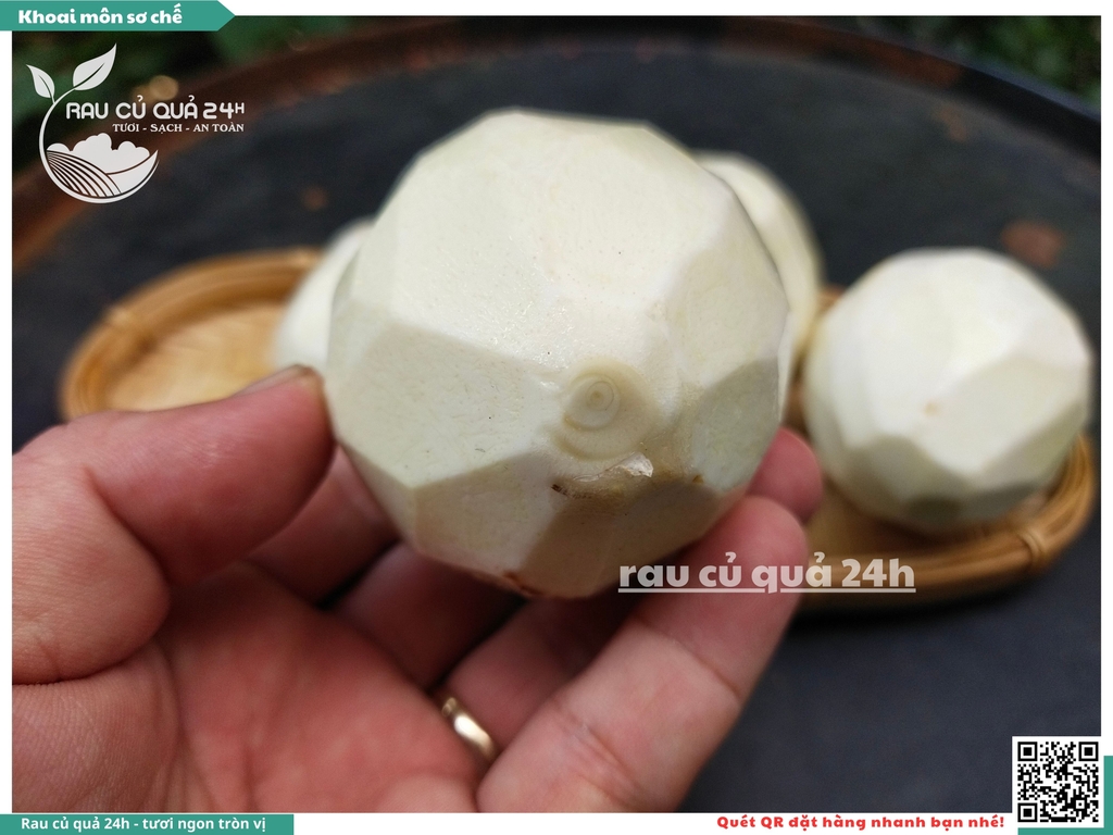 Khoai môn sơ chế khoảng 350 - 550g