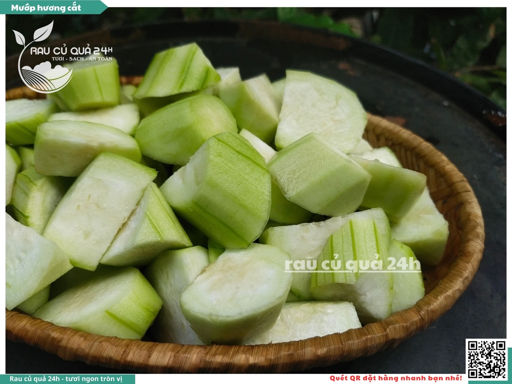 Mướp hương cắt khoảng 400 - 550g